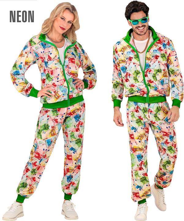 Actual product image Widmann EURO PARTY FASHION TRAININGSANZUG (Oberteil, Hose), XXL