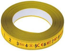 Produktbild Bahco Adhesive steel measuring tape "R" L-6m. 13mm scale from left to right (600 cm)