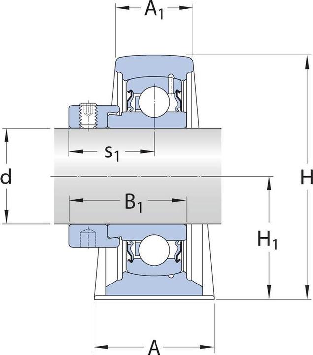 Actual product image SKF Y pillow block units (Bearing housing)
