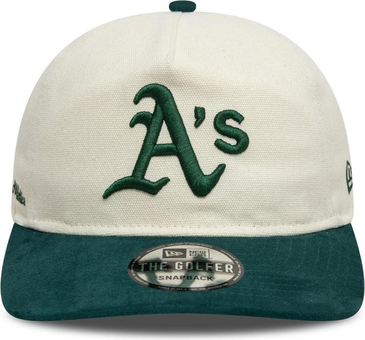 Produktbild New Era Golfer Snapback Cap - Oakland Athletics Beige (One Size)