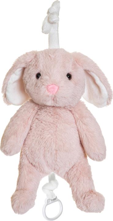 Actual product image Teddykompaniet Plush music box bunny Lollan pink
