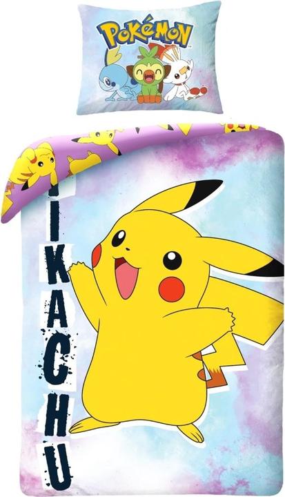 Actual product image MCU Pokemon Pikachu bed linen - 140x200 cm pillow and duvet