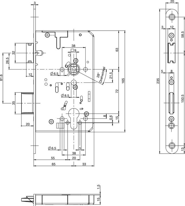 Productafbeelding BKS Panieksloten B-23200 (Profielcilinder)