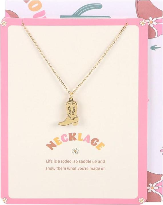 Immagine prodotto Something Different Stivale da Cowboy Collana e Carta (100% materiale sintetico)