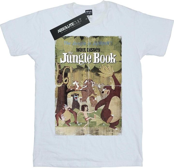 Immagine prodotto Disney The Jungle Book Retro Poster Maglietta Ragazzi (140, 146)