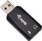 Actual product image equip USB sound adapter as additional sound card for headsets (USB)