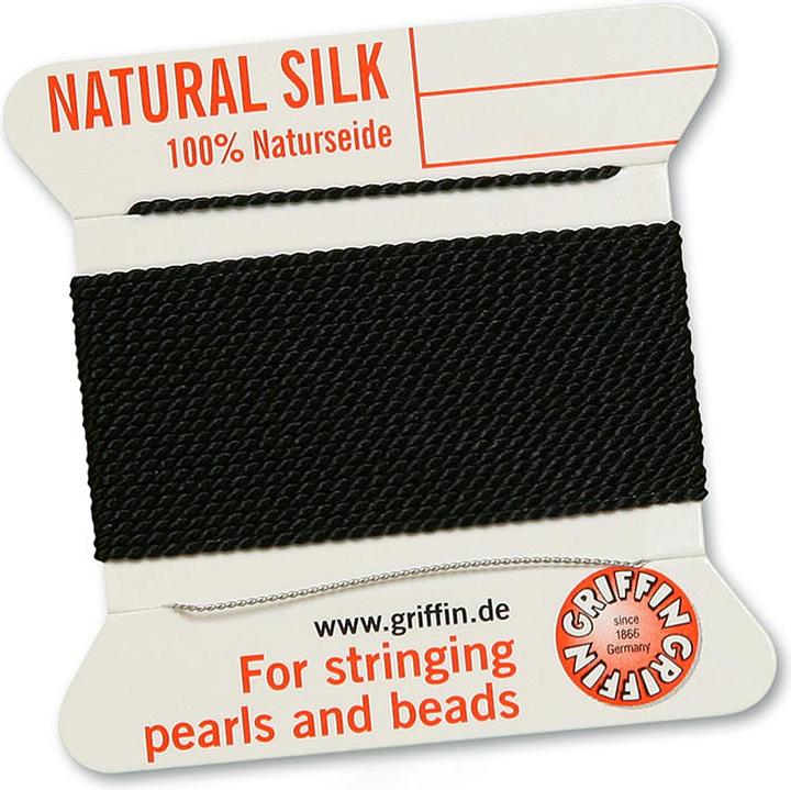 Produktbild Leyda Naturseide 2 Meter mit Nadel