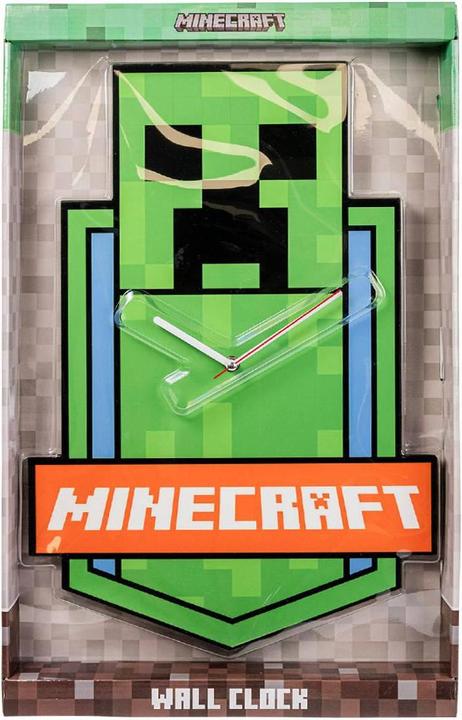 Actual product image Minecraft XL Premium Metal Wall Clock
