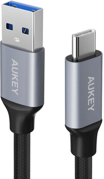 Produktbild Aukey USB A - USB Type-C Nylon (1 m, USB 3.0)