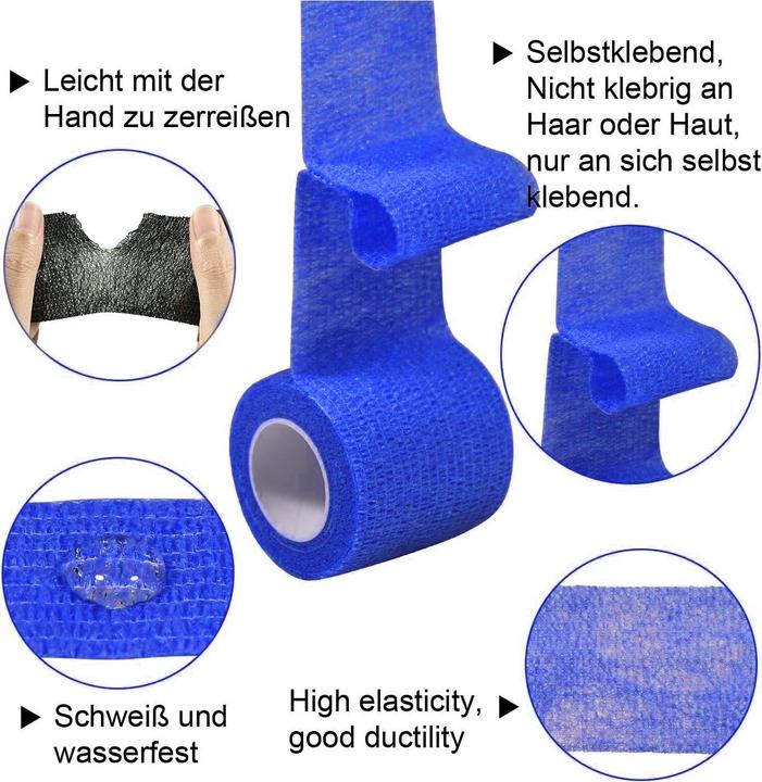 Image du produit ASMI 2 Stück selbsthaftender elastischer Pflasterverband (2 x)