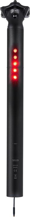 Actual product image Light Skin LightSKIN - Dynamo LED seatpost, black (27.2mm) (27.20 mm)