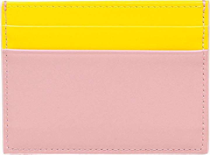 Immagine prodotto Dolce & Gabbana leather card holder with dg logo color pink and yellow