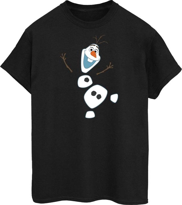 Actual product image Disney Womens/Ladies Frozen Olaf Deconstructed Cotton Boyfriend T-Shirt (S)