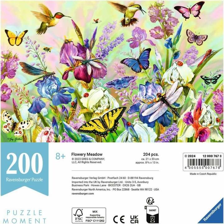 Produktbild Ravensburger Puzzle Moment 12000767 - Flowery meadow - 200 Teile (200 Teile)
