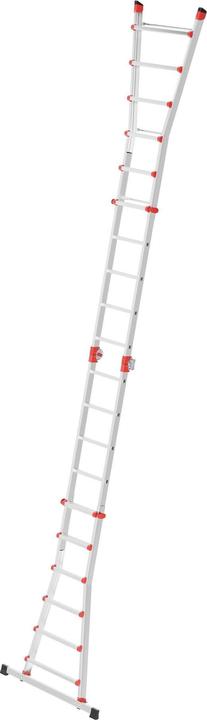Image du produit Hailo Echelle télescopique (Échelle simple, Échelle télescopique, Échelle multifonction, 167 cm)