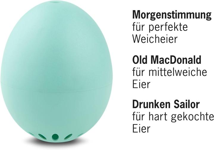 Actual product image PiepEi Singing egg timer Classic turquoise