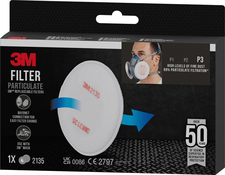 Image du produit 3M Filtre à particules (Masque de protection respiratoire Filtre de rechange)