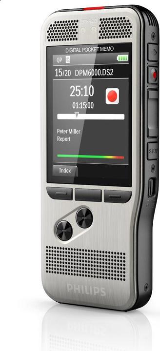 Image du produit Philips DPM6700 Ensemble de dictée et de transcription de notes de poche (32 Go)