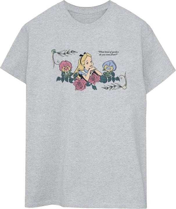 Immagine prodotto Disney Alice In Wonderland What Kind Of Garden Maglietta Ampia Donna (XL)