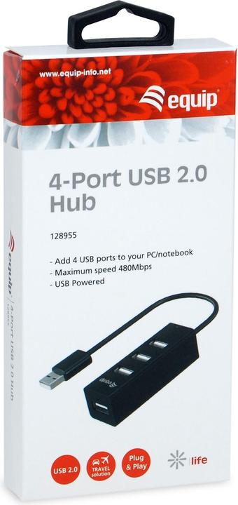 Produktbild equip 128955 (USB-A, 4 Ports)