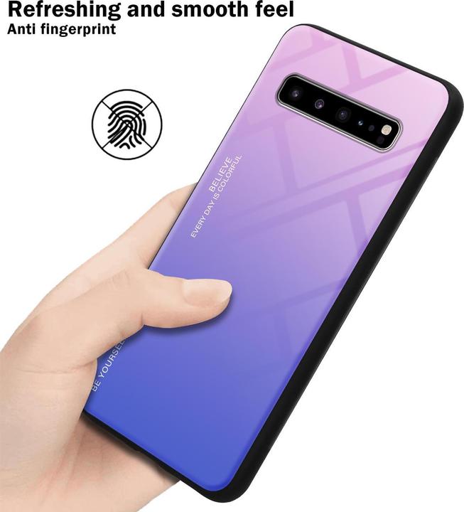 Productafbeelding Cadorabo TPU 2 kleuren glasdekking (Samsung Galaxy S10 5G)