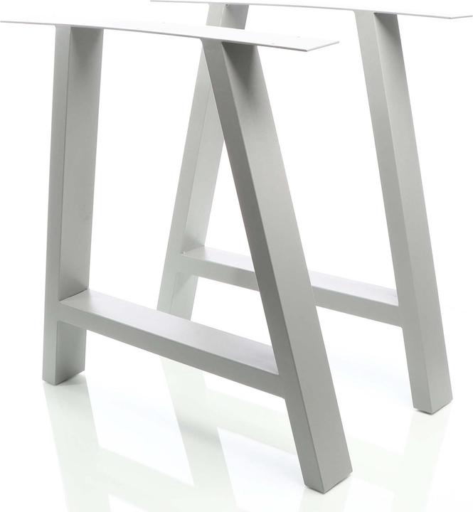 Immagine prodotto Wiltec XPOtool gambe del tavolo 2x telaio del tavolo grigio a forma di A 70x72cm Corridori da tavolo