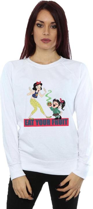 Actual product image Disney Womens/Ladies Wreck It Ralph Eat Your Fruit Sweatshirt (M)
