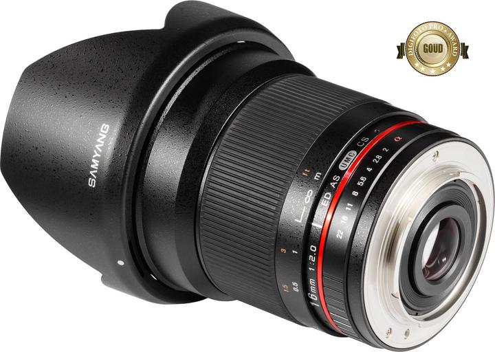 Image du produit Samyang MF 16mm f/2.0 ED AS UMC CS Canon M (Canon EF-M, APS-C / DX)