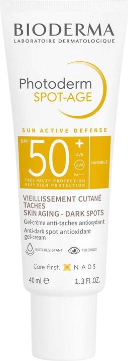 Actual product image Bioderma Photoderm Spot-Age SPF50+ (Sun cream face, SPF 50, 40 ml, 58 g)