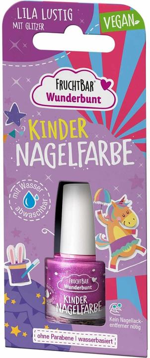 Fruchtbar Kind Nagelfarbe (Lila Lustig mit Glitzer, Farblack)