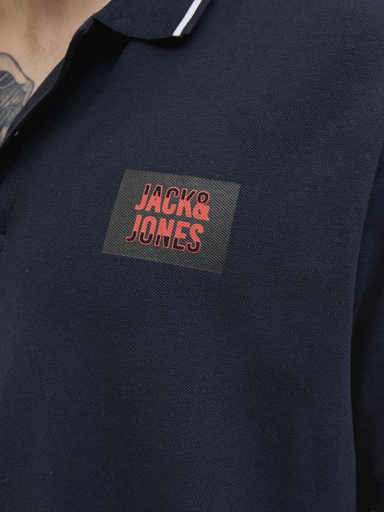 Actual product image Jack & Jones Plus Size Gedruckt Poloshirt Poloshirt (6XL)