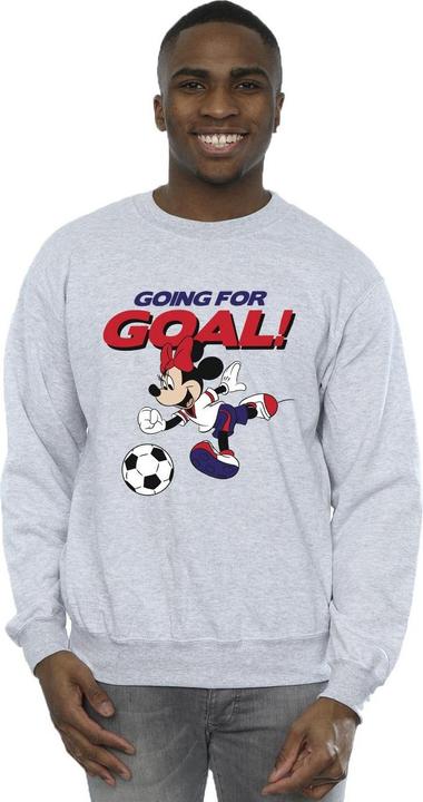 Actual product image Disney Mens Minnie Mouse Going For Goal Sweatshirt (L)