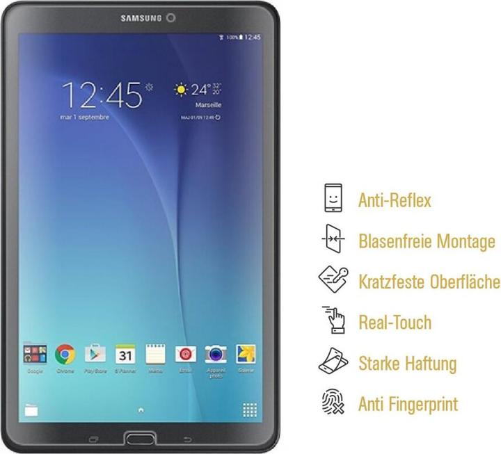 Produktbild Protectorking 6x Panzerfolie Anti-Shock matt entspiegelt (6 Stück, Galaxy Tab E 9.6)