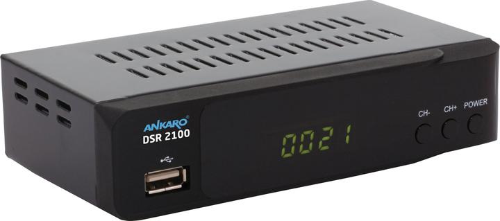 Actual product image Ankaro DVB-S HDTV Receiver DSR 2100 (DVB-S, CI+ slot)