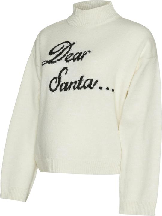 Produktbild Mamalicious Normal geschnitten Hoch geschlossen Gerippte Ärmelbündchen Raglan-Ärmel Tragetasche Strickpullover (XL)