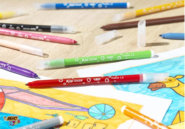 Produktbild Bic Kids Fasermalstifte Kid Couleur (Mehrfarbig, 24 x)