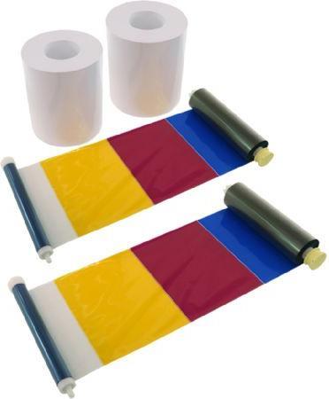 Productafbeelding DNP Papier 2 rollen van 200 elk 15x20 Geperforeerd op 5x20 en 10x20 cm voor DS620 (15 x 20 cm)