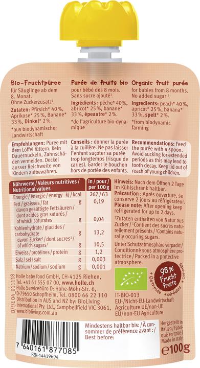 Produktbild Holle Pouchy (100 g)
