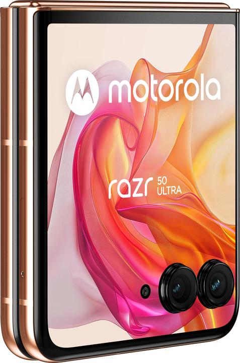 Produktbild Motorola Razr 50 Ultra (512 GB, Peach Fuzz, 6.90", SIM + eSIM, 50 Mpx, 5G)