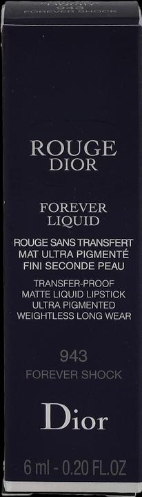 Actual product image Dior Rouge Forever (943 Forever Shock)
