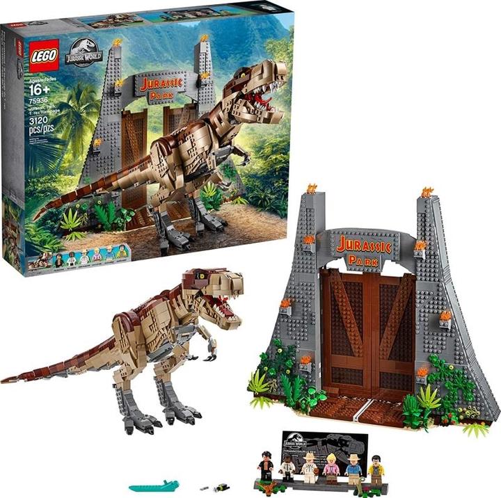 Produktbild LEGO Jurassic Park: T. Rex' Verwüstung (75936, LEGO Jurassic World)