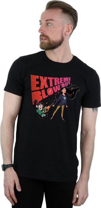 Actual product image Disney Mens Wreck It Ralph Pocahontas And Vanellope T-Shirt (S)