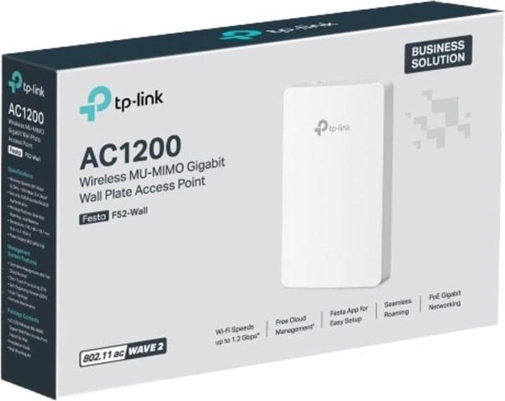 Image du produit TP-Link Festa F52-Wall AC1200 MU-MIMO GIG Montage mural AP (867 Mbit/s)
