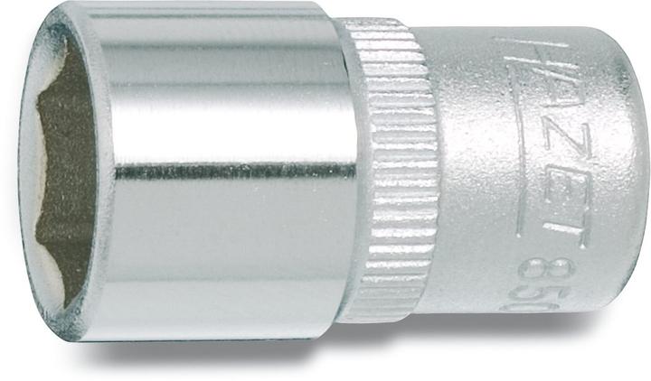 HAZET Douille ∙ 6 pans 850-14 ∙ Carré creux 6,3 mm (1/4 pouce) ∙ Profil Traction à 6 pans extérieur… (14 mm)
