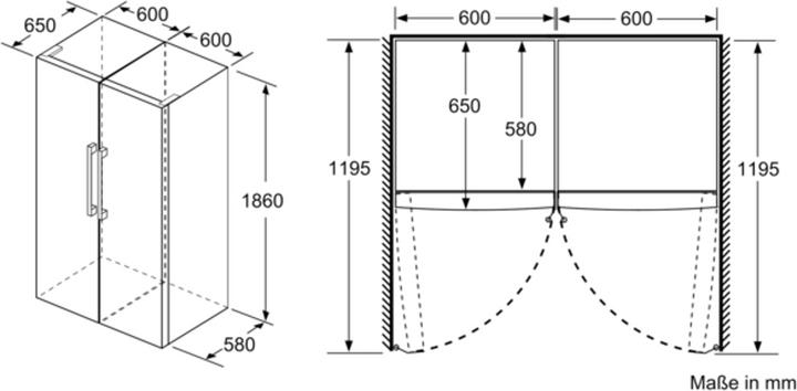 Immagine prodotto Bosch Hausgeräte GSN36VWEP (Struttura autonoma, 242 l)