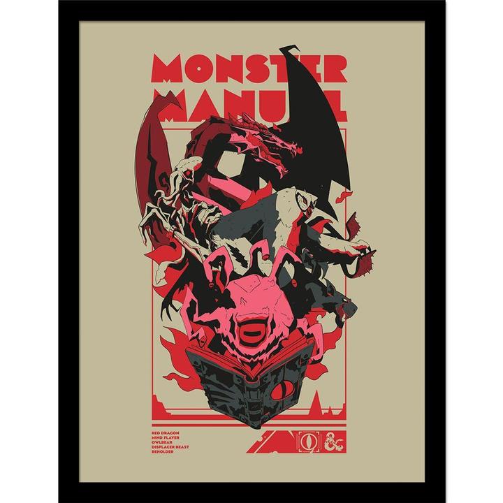 Immagine prodotto Dungeons & Dragons Poster Incorniciato (40 x 30 cm)
