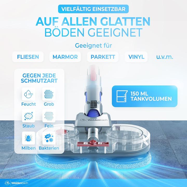 Produktbild Weidenbach Wischaufsatz für Dyson V7-V15, Gen5 Nass- und Trockensauger