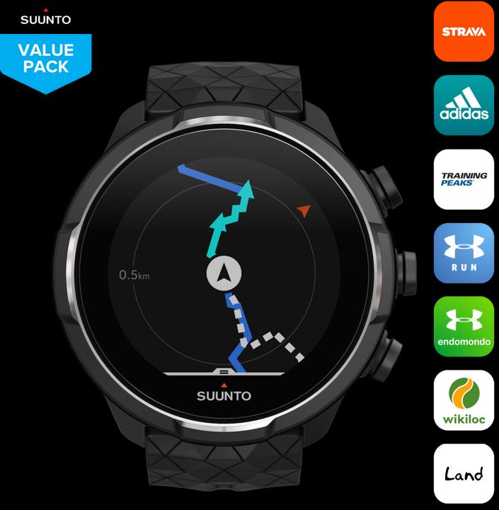 Actual product image Suunto 9 Baro Titanium (50 mm)
