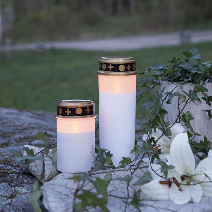 Actual product image Star Trading Lamp funéraire LED avec minuterie | Bougies funéraires LED avec batterie | Bougie funé (2 x)