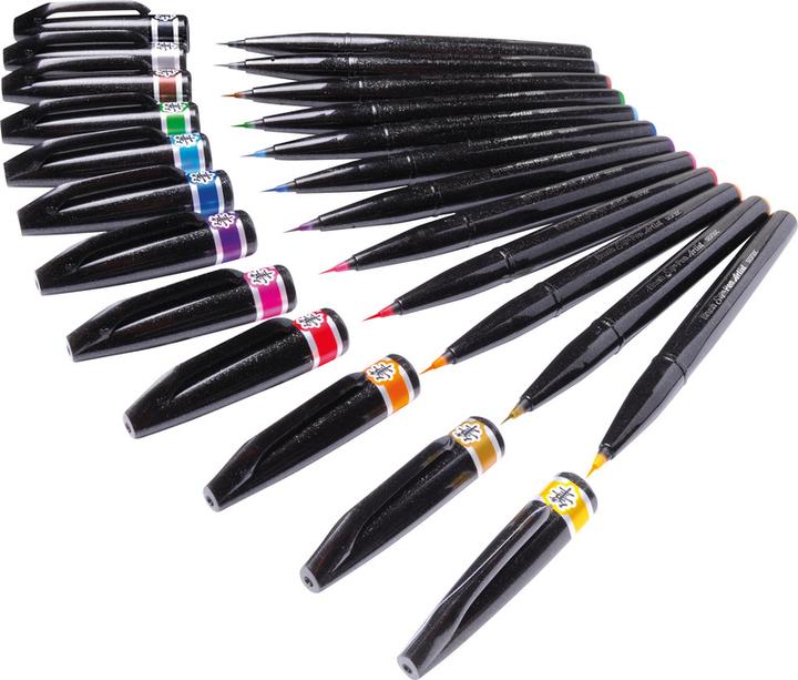 Produktbild Pentel Pinselstift Sign Pen Brush Artist (Grün, 1 x)